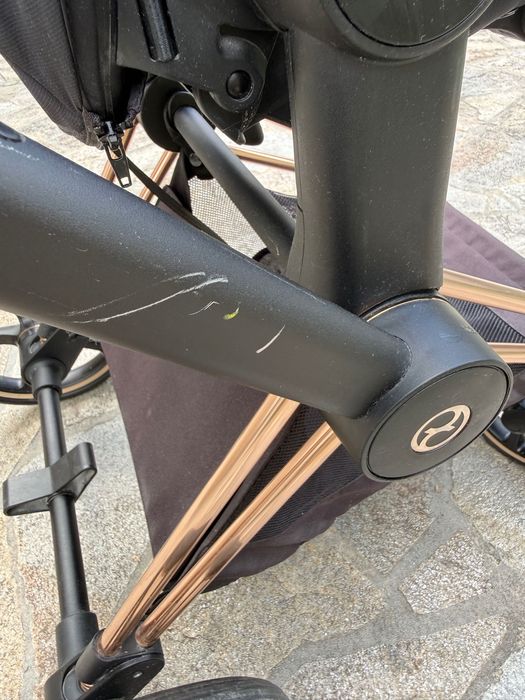 Бебешка количка Cybex Priam Rose Gold шаси
