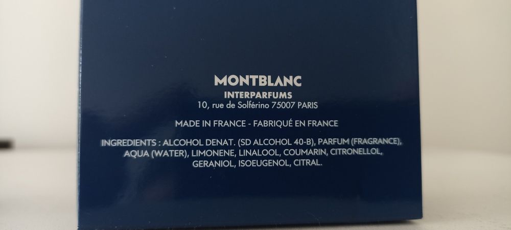 Парфюмерная вода Montblanc Legend Blue