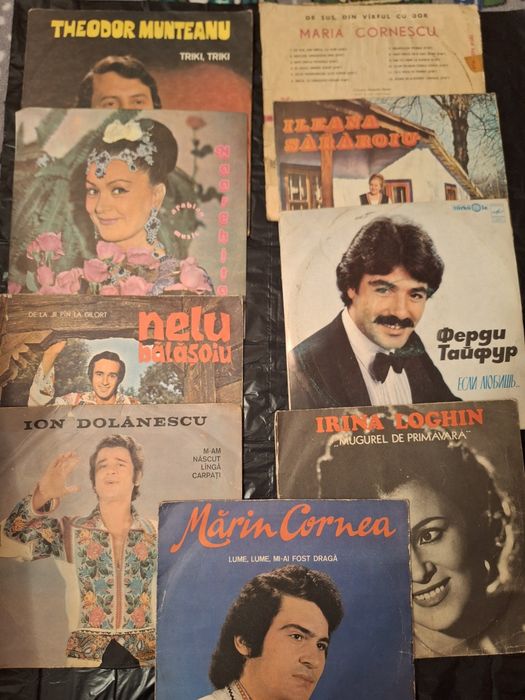 Discuri vinil muzica populara,  lautareasca