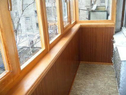 Обшивка стен.Балконы