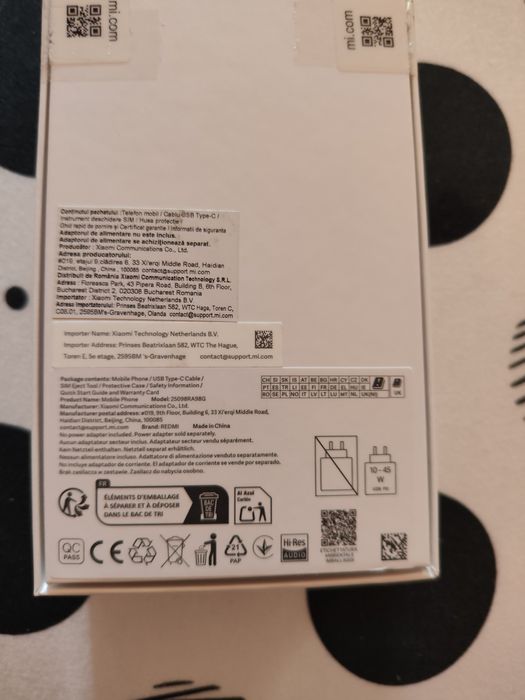 Redmi note 15 5g 830 roni 8 cu 256 giga    Garantie 2 ani