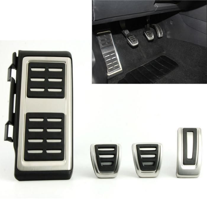 Set pedale Inox + Footrest transmisie manuala VW Golf 7,Audi A3,Skoda