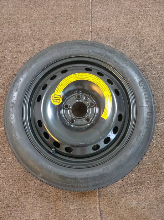 Roata Rezerva SLIM MICA - 5x110 16'' - 135/70/16 - OEM Alfa Romeo Giulieta - Fiat 500X - NOUA !