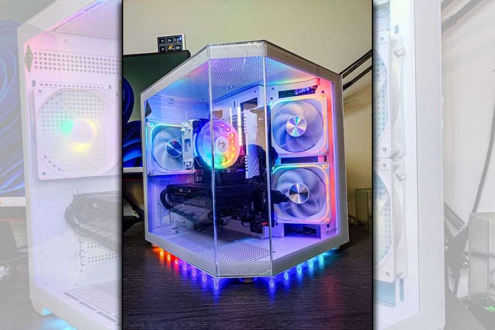 Нов! Ryzen 7 8700F, RTX 5060, 16GB DDR5 RAM, 1TB SSD NVMe, WIFI, Bluetooth
