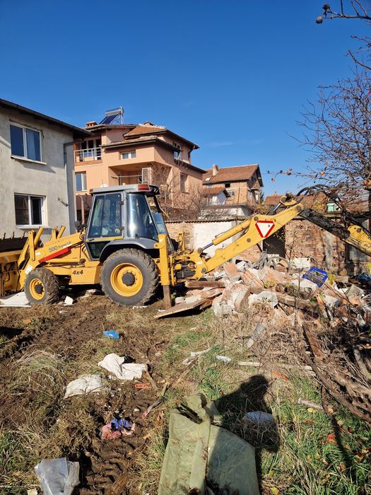 Услуги с комбиниран багер / мини багер/ изкопни дейности