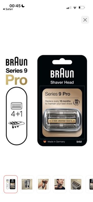 Бритва Braun Series 9 wet and dry