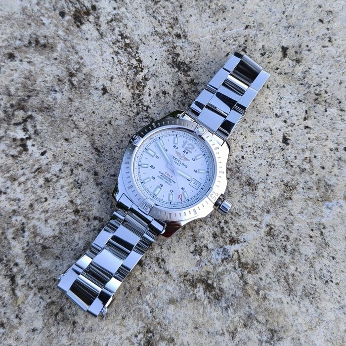 Breitling Colt 41 Automatic Stratus Silver