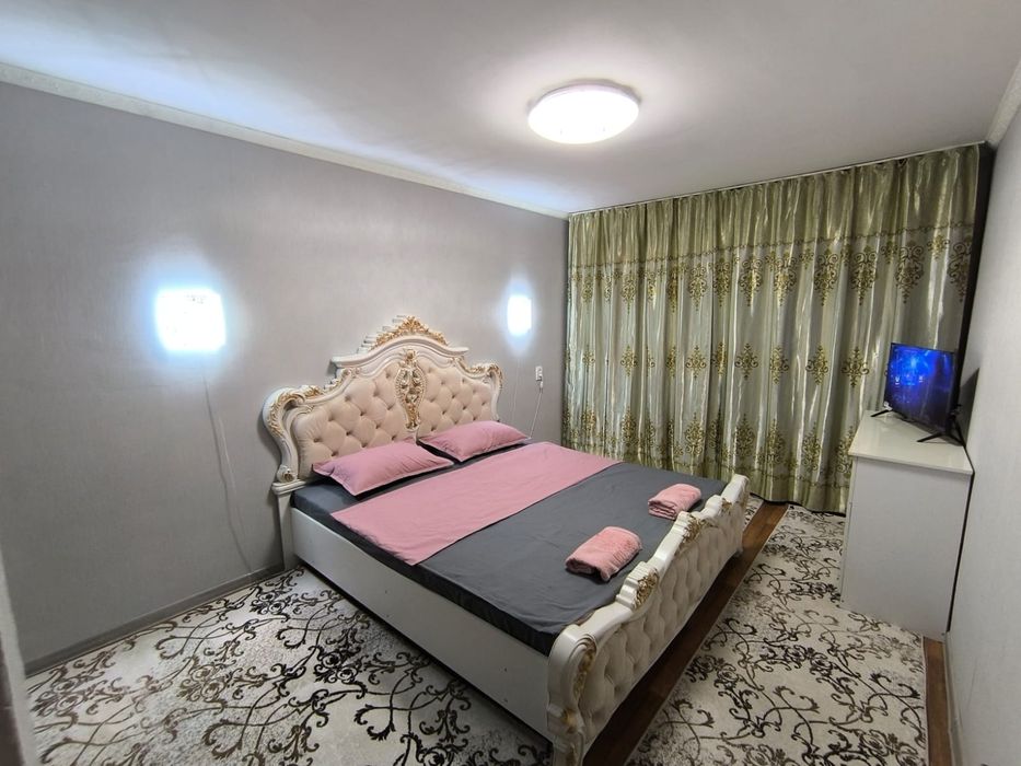 Почасово,ночь, день,сутки 1комнатная 4мкр Нурислам