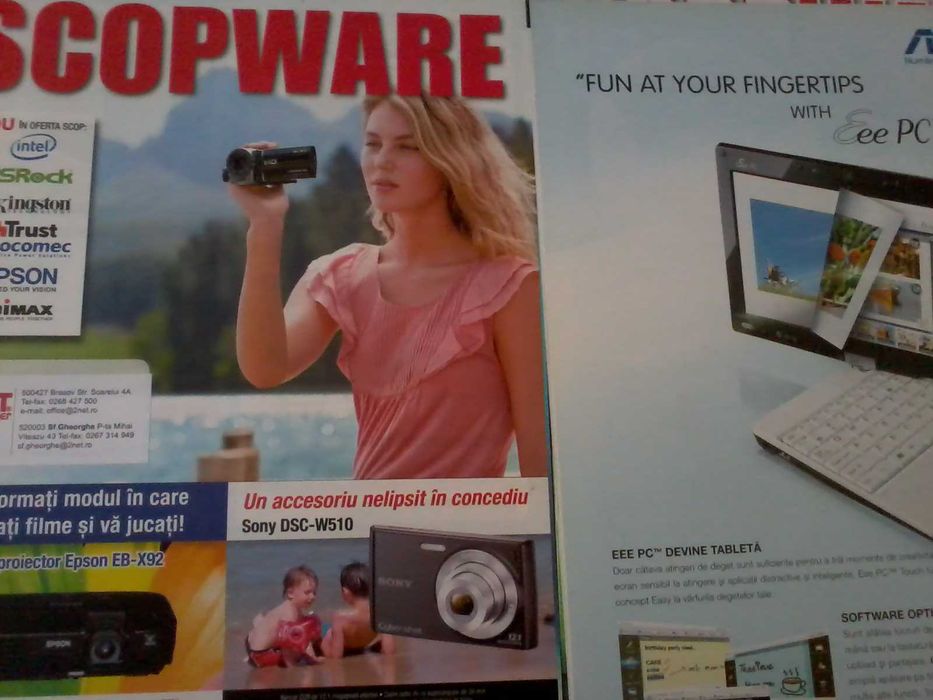 reviste ziare reclame IT vechi windows 98 XP pentium 3 duron