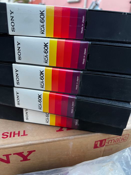 SONY KCA-60K U-matic нови касети!
