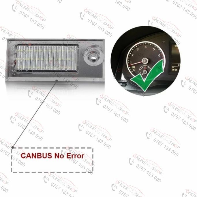 Set lampi LED numar Audi A6 C5 Sedan 1997-2004