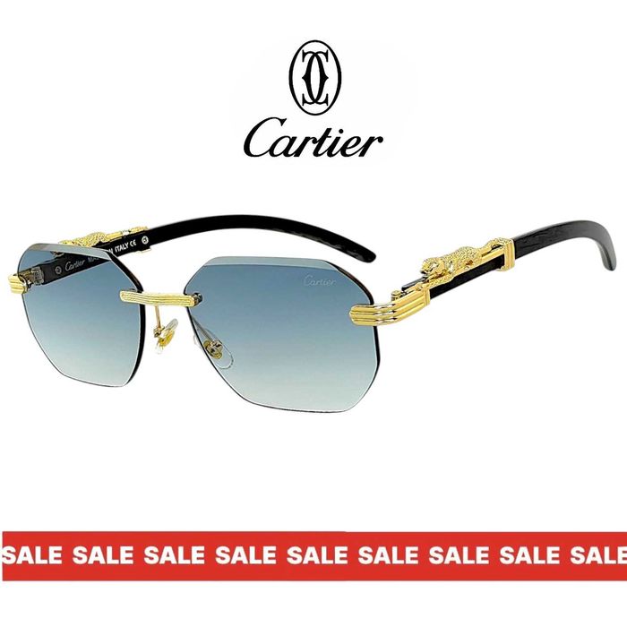 Cartier Panthera – Унисекс слънчеви очила 2026 с златна пантера