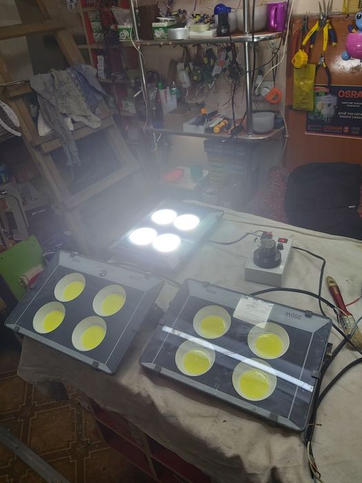 Ремонт всех видов прожекторов!