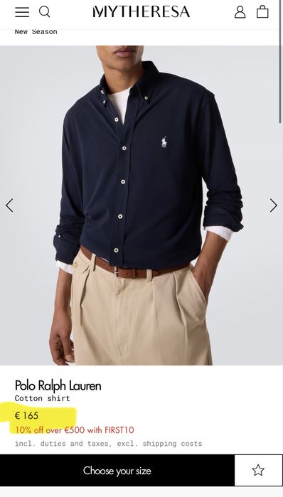 Polo Ralph Lauren (М) Блуза
