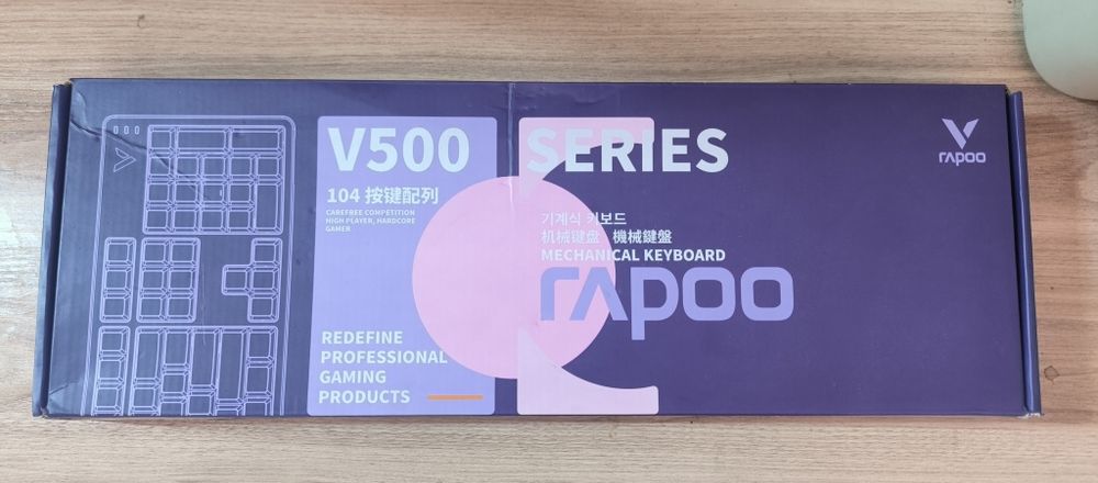Механическая клавиатура. Rapoo v500 pro WHITE.