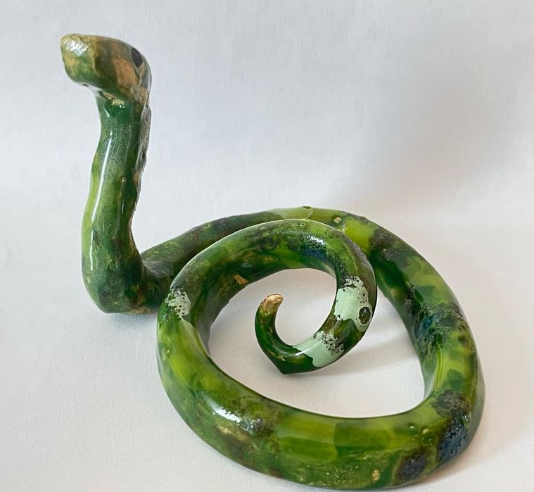 Змея зелёная. Декорация