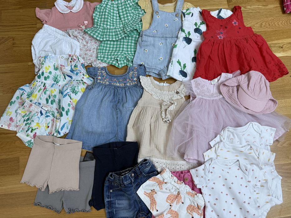 Lot haine vara bebe fetita 3-6 luni