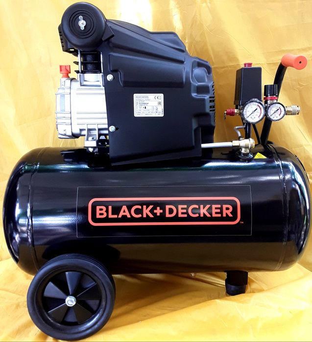 Compresor aer Black & Decker 24 l, 1,5 CP, 8 bar NOU - 695 Lei