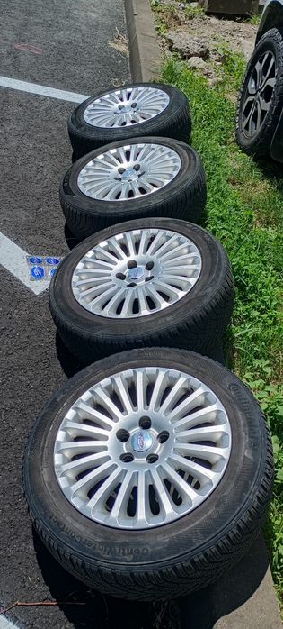Jante aliaj Ford Focus 16''  x5 echipate cu cauciucuri mixte 205/55/16