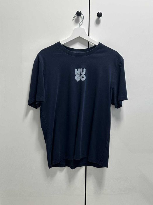 Tricou HUGO original, mărimea M – bleumarin, purtat foarte puțin