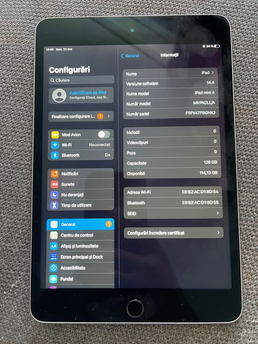 Tableta ipad Mini 4 128gb
