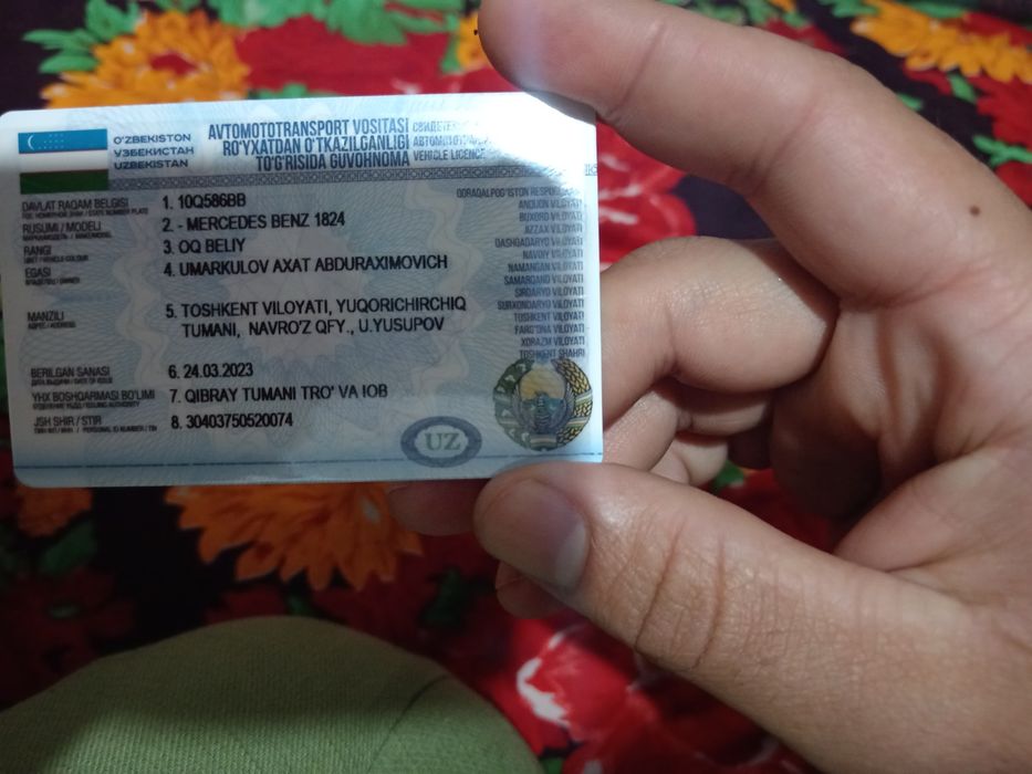 Mersades benz 1824 moshina