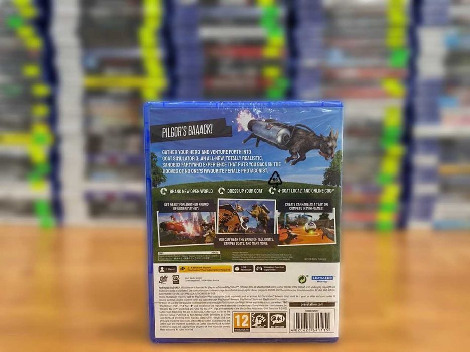 НОВЫЙ Goat Simulator 3-Pre Udder Edition PS5/ Симулятор Козла Пс5