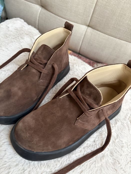 CLARKS × ZARA детски боти №36 – естествена кожа – кафяви, размер EU 36.