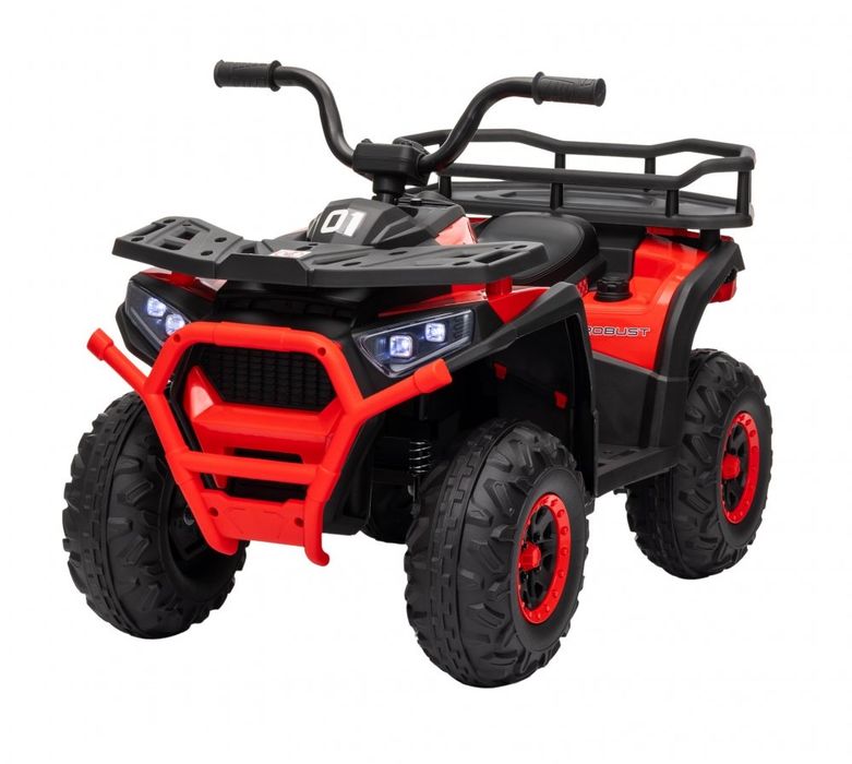 Atv electric pentru copii Nichiduta Desert XRobust Speed Red cu 2 motoare,telecomanda,acumulator 12V 4.5Ah,roti rezistente,suport picioare
