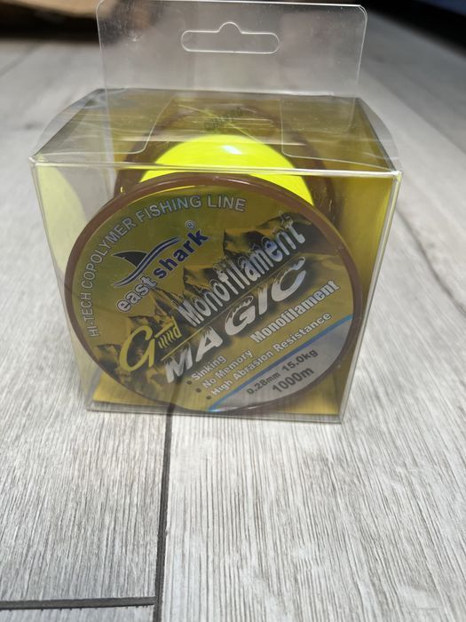 Fir Monofilament EastShark Magic Yellow 1000m