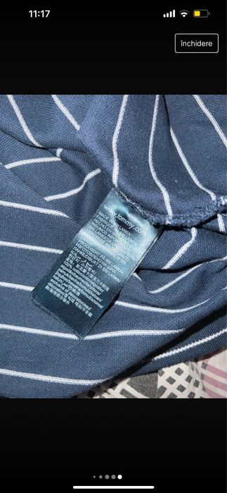 Tricou Tommy Jeans bleumarin