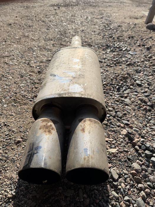 Выхлоп бочка с резонатором