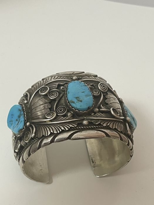 Bratara 115g vintage Navajo argint