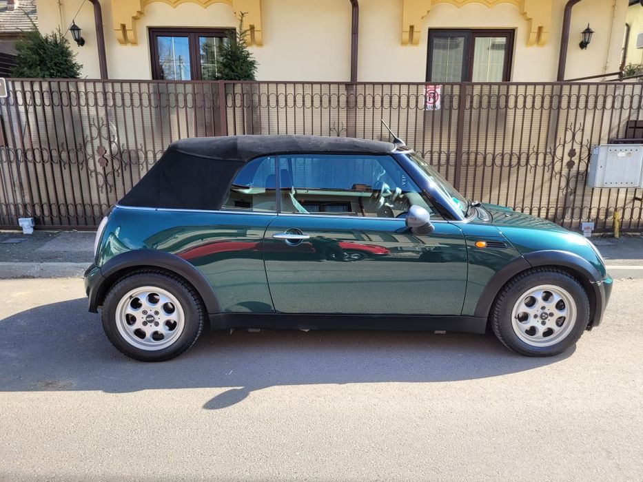 Mini Cooper/One cabrio 1.6 benzina , STARE EXCELENTA, aer conditionat, euro 4 an 2005