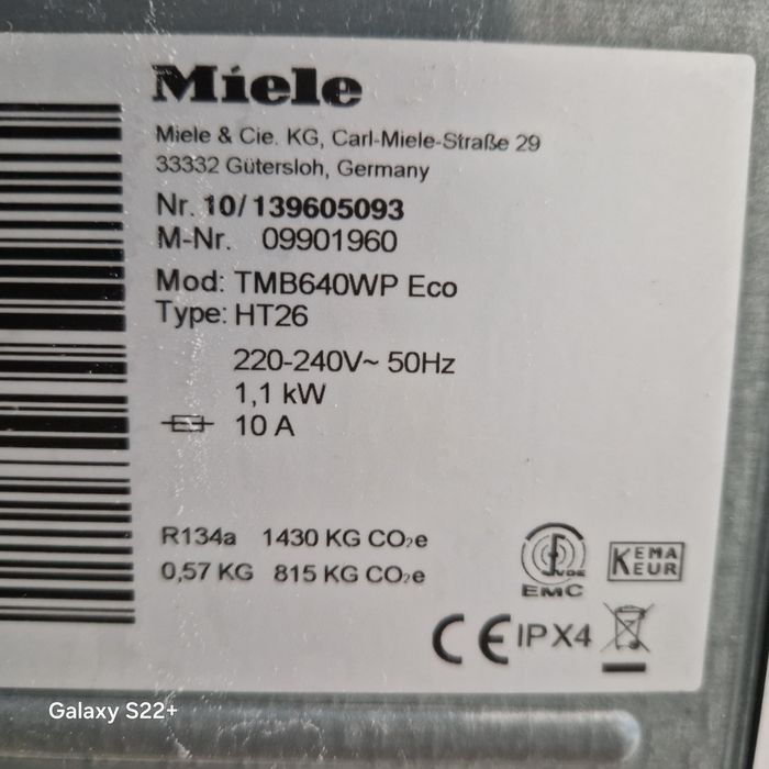 Кондензна сушилня с термопомпа MIELE T1