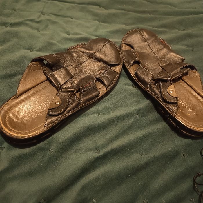 Papuci casual de piele naturala La shocki 41