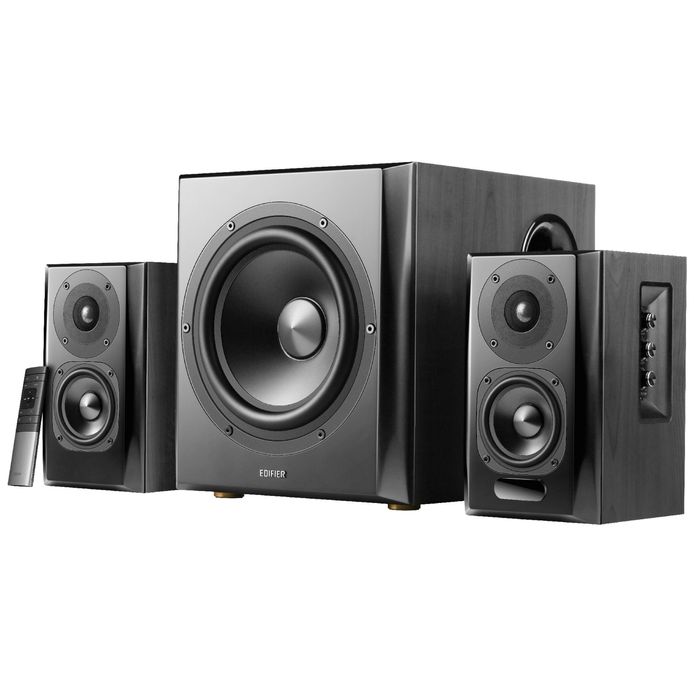 Edifier S351DB — мощная 2.1 акустика, Bluetooth, для ПК и ТВ