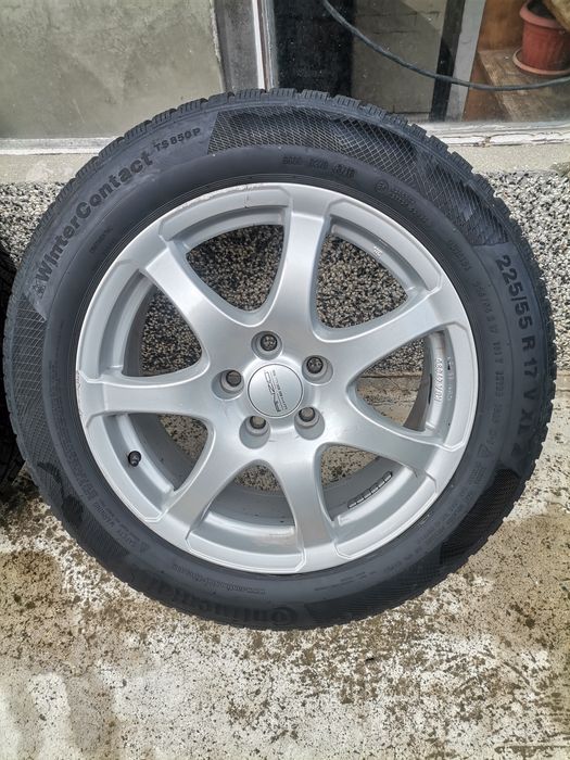Джанти 17х5x108 с зимни гуми CONTINENTAL