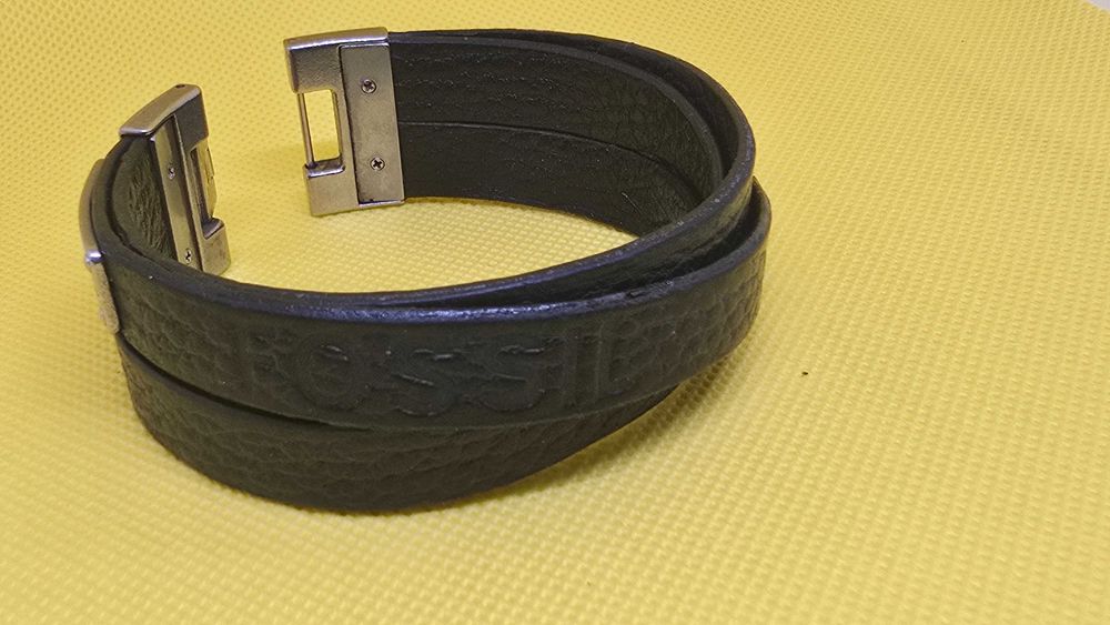 Brățară Fossil Originală - Piele Naturală - Model Vintage FSL-54