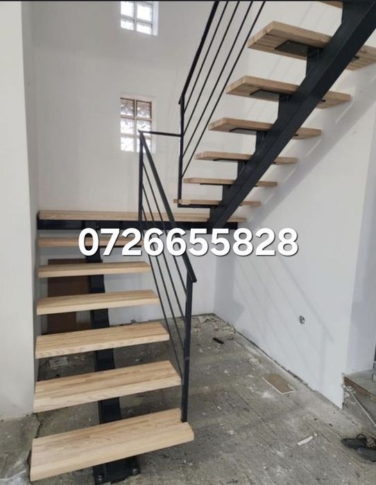 Firma noastră realizează SCARI METALICE Interioare si Exterioare la co