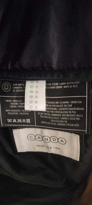 Куртка винтажная кожаная