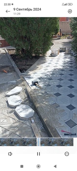 Кладка брусчатки под ключ