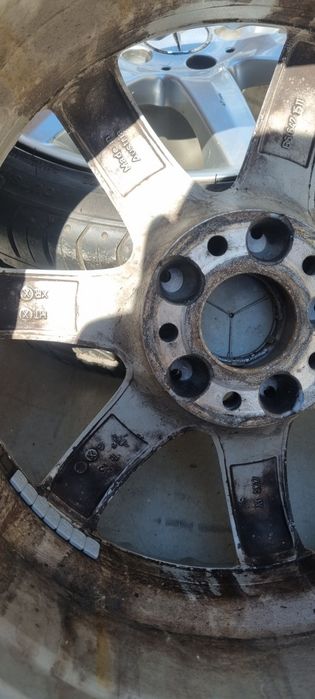 jante Mercedes r17 cu anvelope vara ca noi