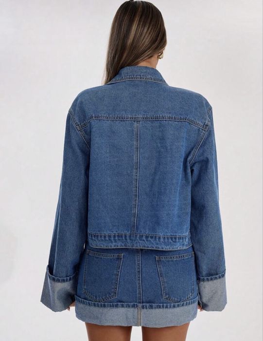 Дамско дънково яке