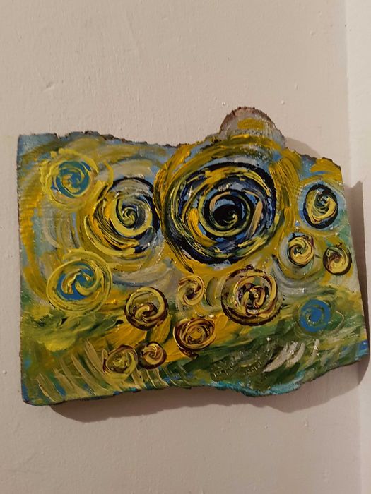 Картина поле шарж