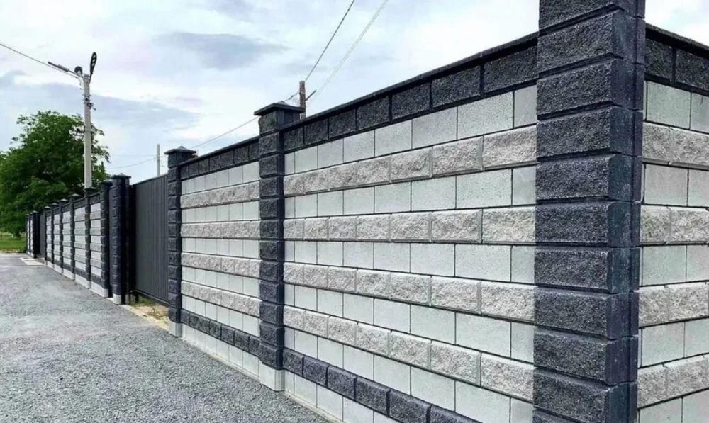 Рваные блоки гладкие блоки