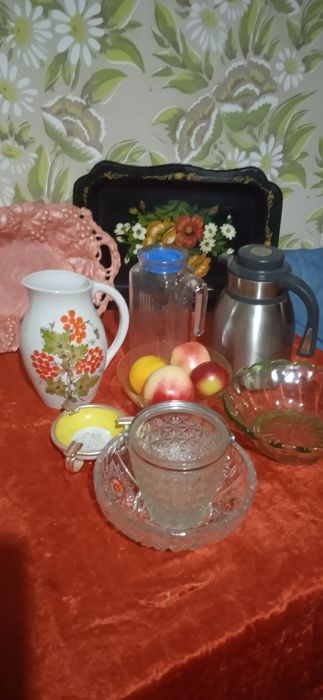 Посуда  хрусталь керамика стекло