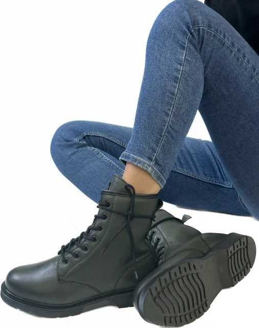 Ghete 5th Avenue, kaki si bordo, piele naturala, mar. 37, 39 si 41