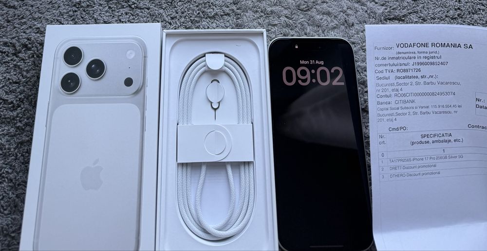 Iphone 17 Pro 256gb Silver 5g