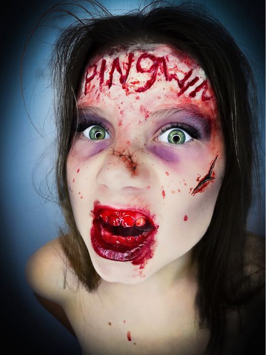 Грим. Художник. Хэллоуин.